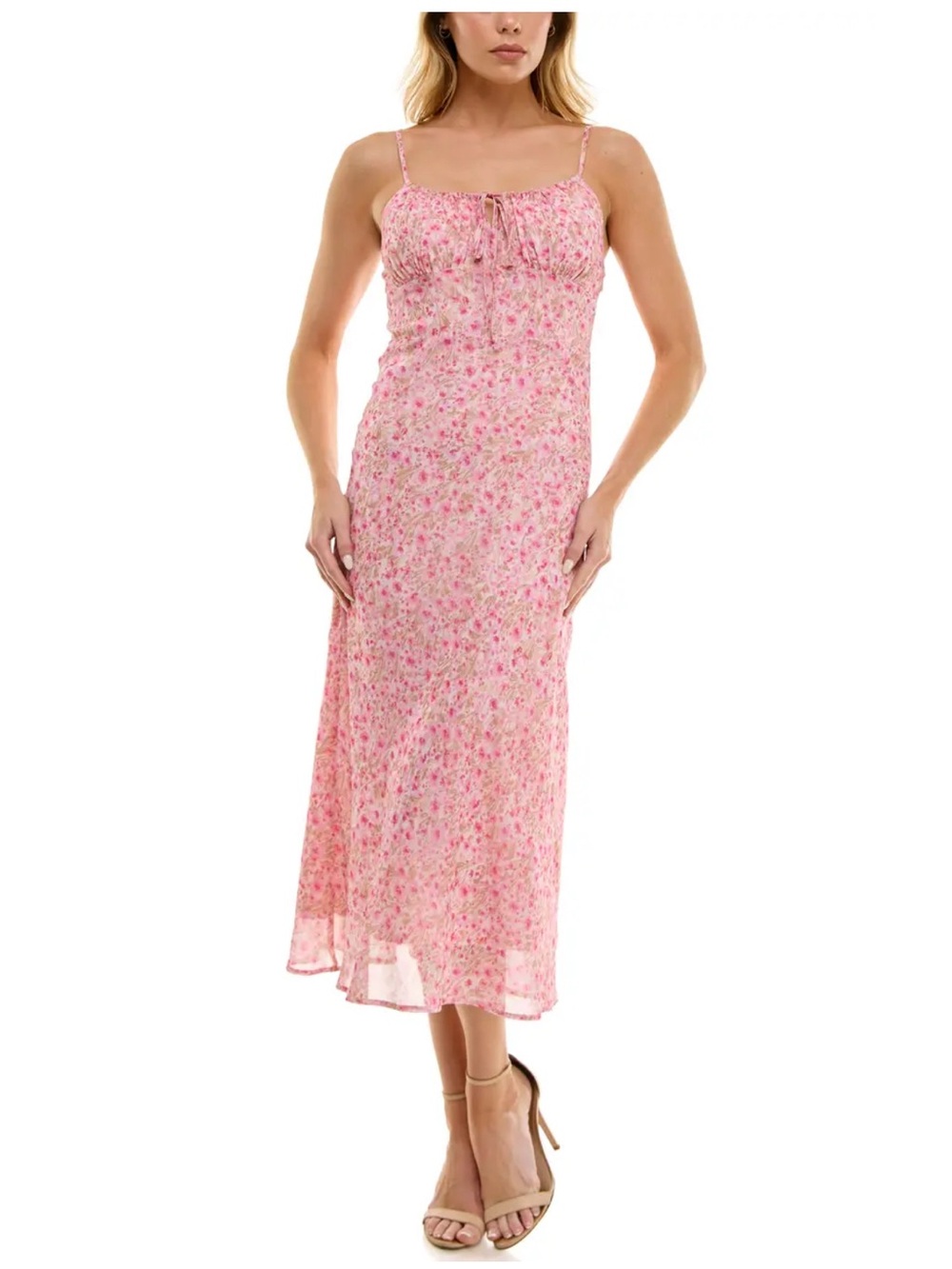 Socialite Bias Cut Midi Sundress